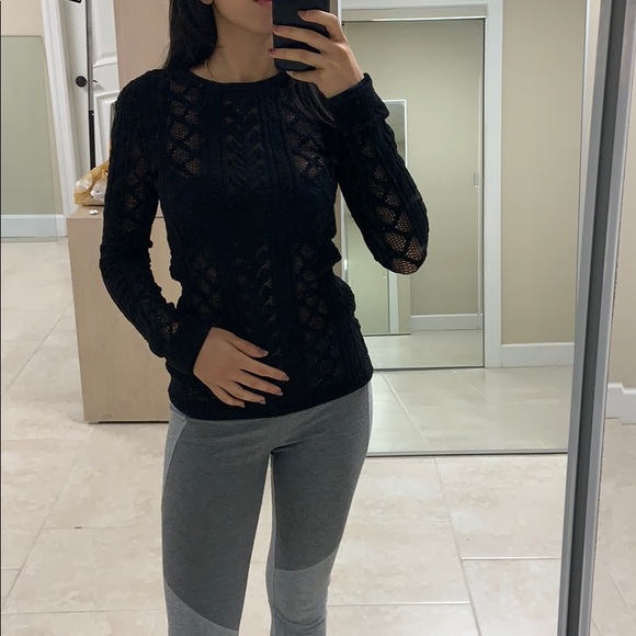 Alexander Wang Longsleeve Lace Top - Picture 8 of 10